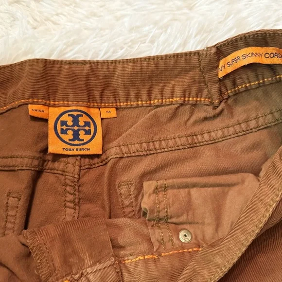 Tory Burch Ivy Super Skinny Corduroy Pants - Picture 5 of 9